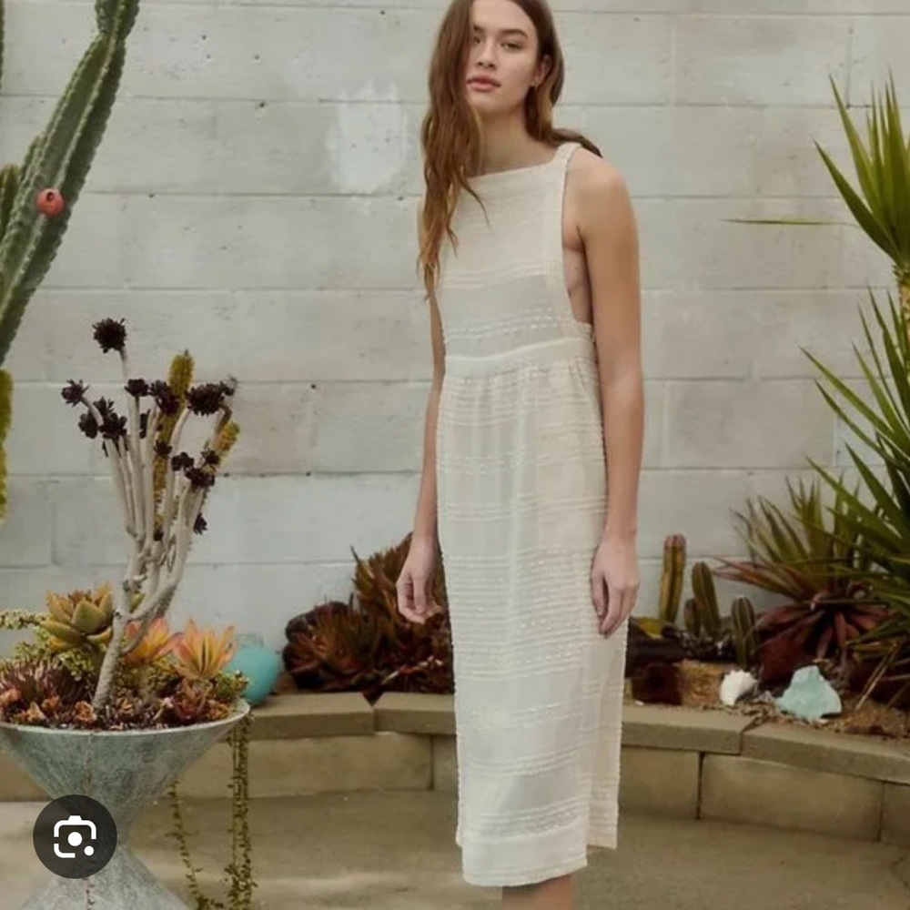 Free People Pinafore Midi Dress